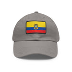 Flag Village Ecuador Flag Hat Cap with Leather Patch