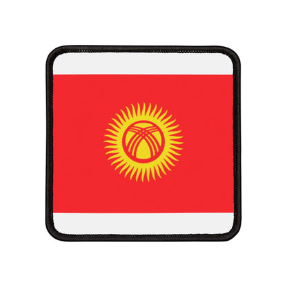 Flag Village Kyrgyzstan Flag Embroidery Iron-On Patches