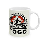 Flag Village Togo Sporting Flag Ceramic Coffee Mug 11oz TGO0002