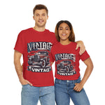 Flag Village USA Vintage Car Flag T-SHIRT Heavy Cotton Tee USA0020