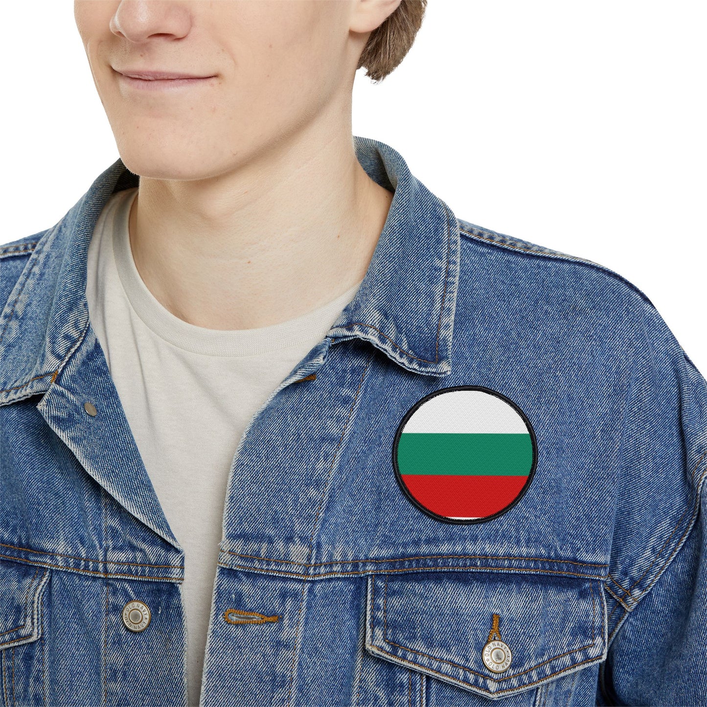 Flag Village Bulgaria Flag Embroidery Iron-On Patches
