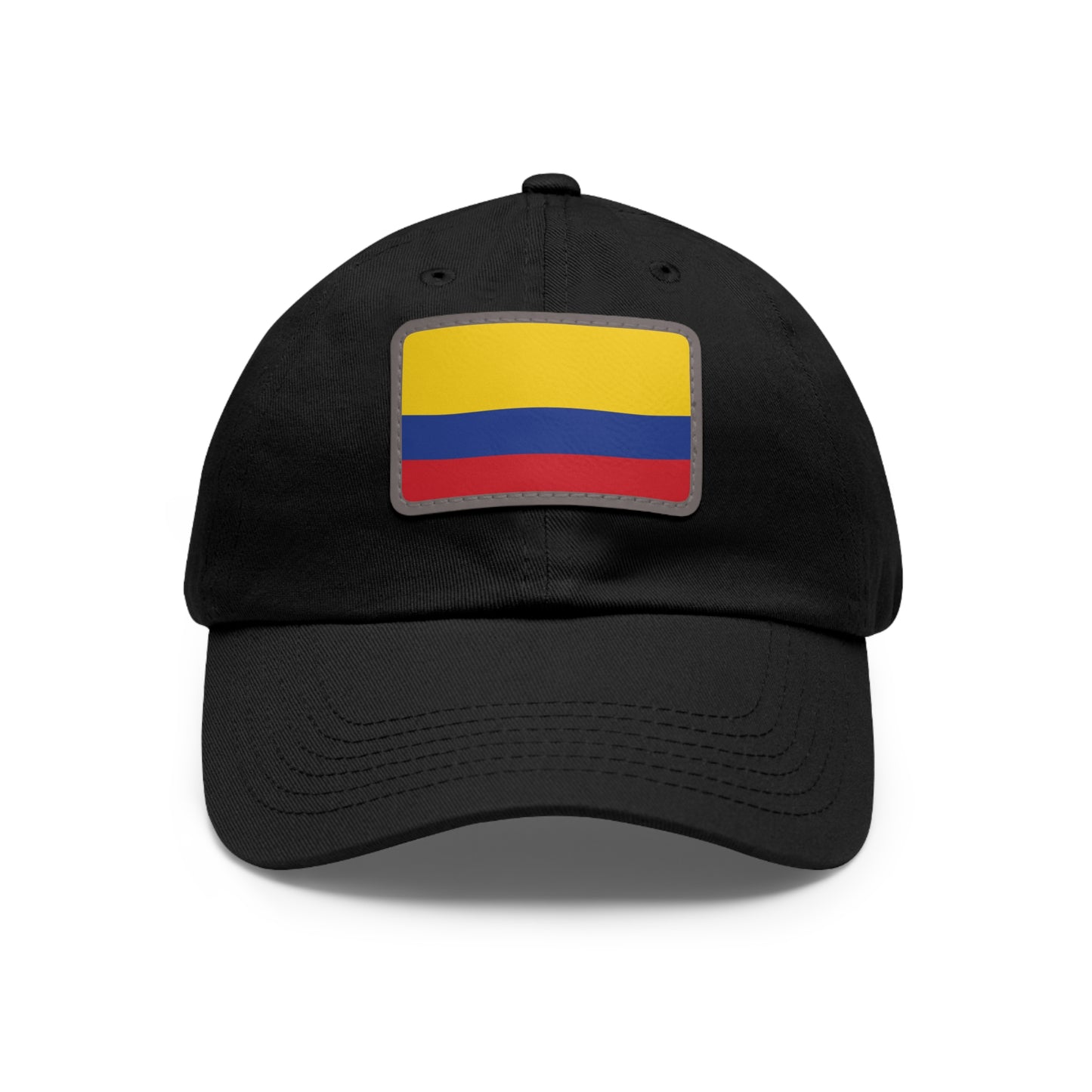 Flag Village Colombia Flag Hat Cap with Leather Patch