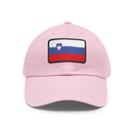 Flag Village Slovenia Flag Hat Cap with Leather Patch