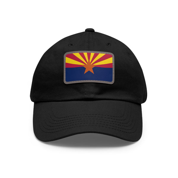 Flag Village USA Arizona State Flag Hat Cap with Leather Patch