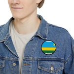 Flag Village Rwanda Flag Embroidery Iron-On Patches
