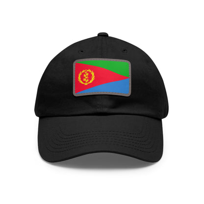 Flag Village Eritrea Flag Hat Cap with Leather Patch