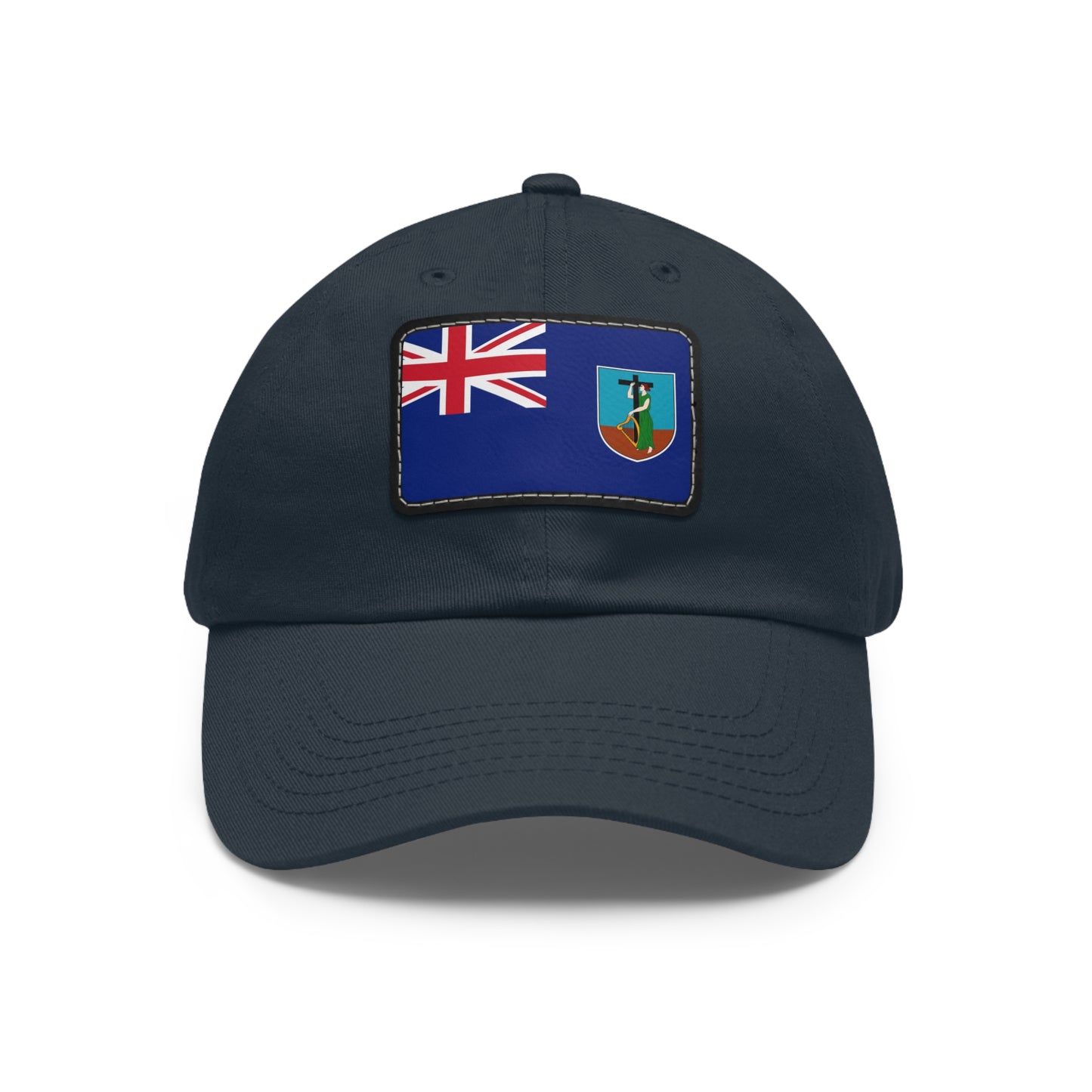 Flag Village Montserrat Flag Hat Cap with Leather Patch