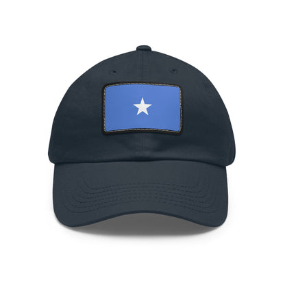 Flag Village Somalia Flag Hat Cap with Leather Patch