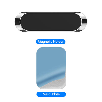 Flag Village Auto Tools F6 Strip Plate Magnetic Car Phone Holder Stand Magnet Holder For Phone In Car Mount Holder