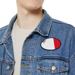 Flag Village Malta Flag Embroidery Iron-On Patches