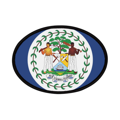 Flag Village Belize Flag Embroidery Iron-On Patches