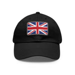 Flag Village United Kingdom Flag Hat Cap with Leather Patch