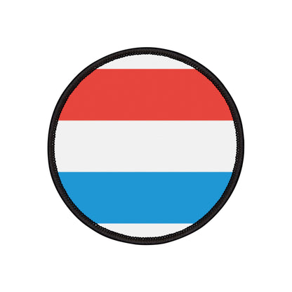 Flag Village Luxembourg Flag Embroidery Iron-On Patches