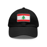 Flag Village Lebanon Flag Hat Cap with Leather Patch