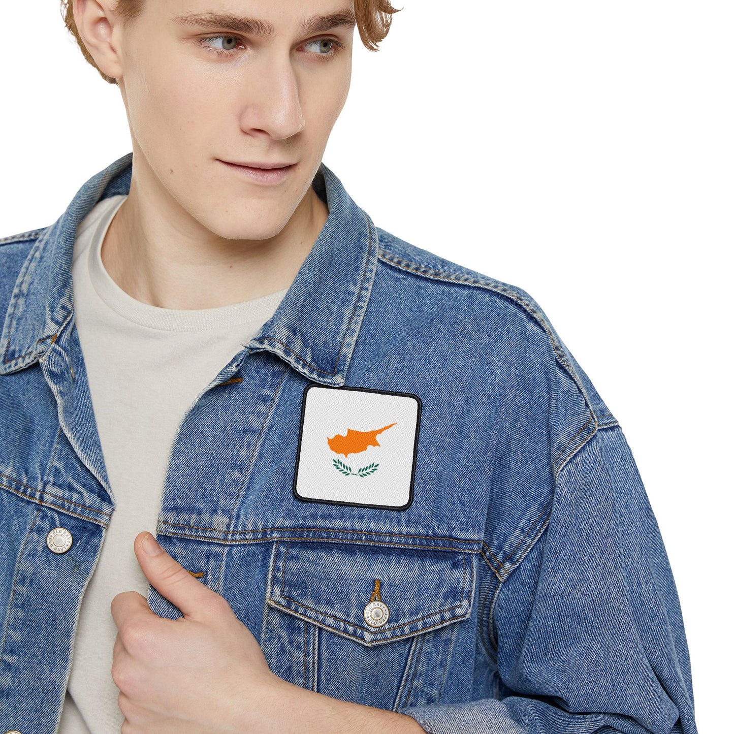 Flag Village Cyprus Flag Embroidery Iron-On Patches