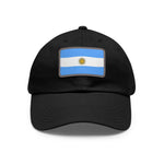 Flag Village Argentina Flag Hat Cap with Leather Patch