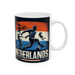 Flag Village Netherlands Sporting Flag Ceramic Coffee Mug 11oz NLD0006