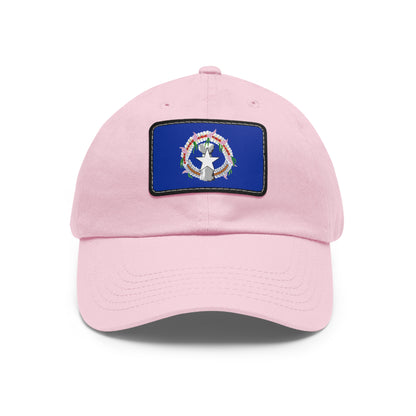 Flag Village USA Northern Mariana Islands State Flag Hat Cap with Leather Patch