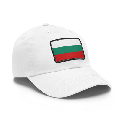 Flag Village Bulgaria Flag Hat Cap with Leather Patch