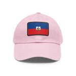 Flag Village Haiti Flag Hat Cap with Leather Patch