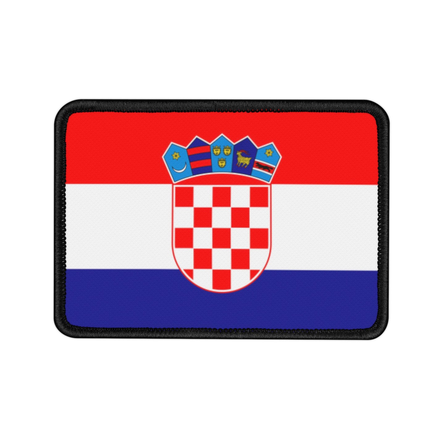 Flag Village Croatia Flag Embroidery Iron-On Patches
