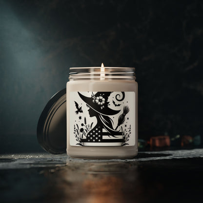 Flag Village Halloween Pretty Witch Scented Soy Candle, 9oz HW0028