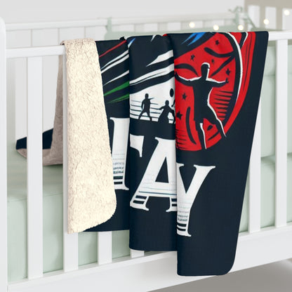 Flag Village Italy Sporting Flag Sherpa Fleece Blanket ITA0010