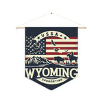 Flag Village Wyoming State Flag Pennant Sporting Home Wall decoration WY0001