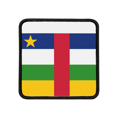 Flag Village Central African Republic Flag Embroidery Iron-On Patches