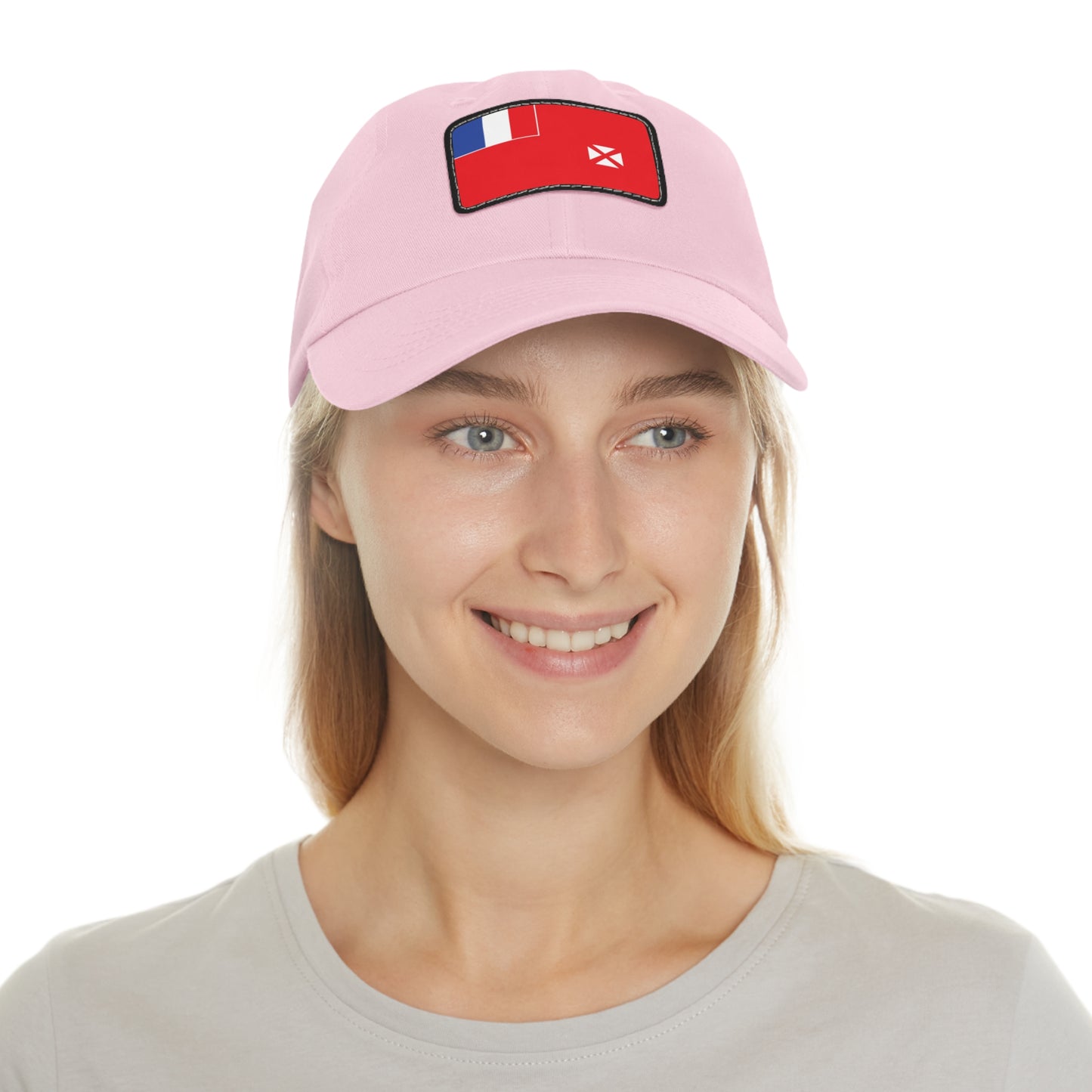 Flag Village Wallis And Futuna Flag Hat Cap with Leather Patch