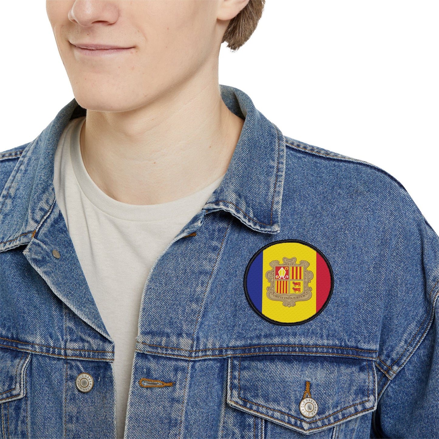 Flag Village Andorra Flag Embroidery Iron-On Patches