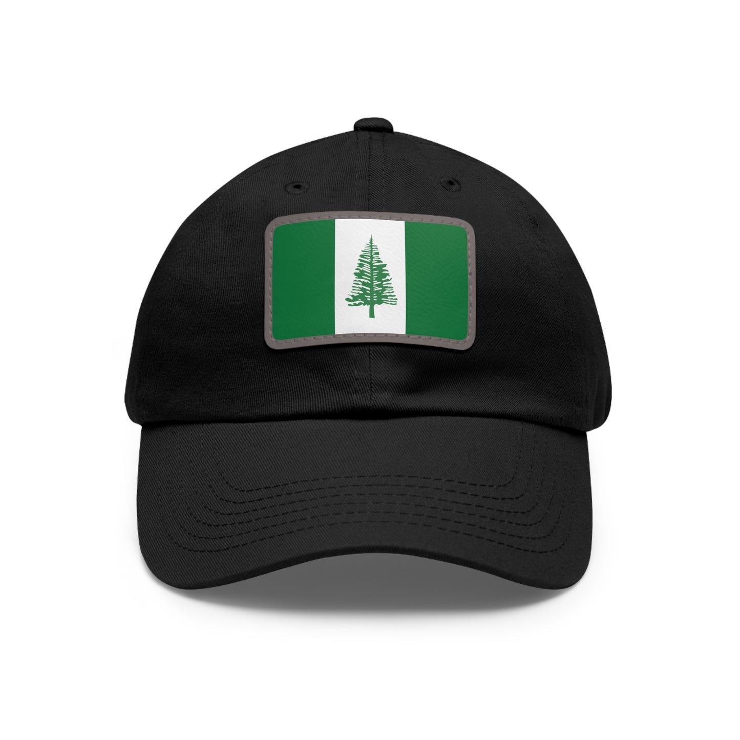 Flag Village Norfolk Island Flag Hat Cap with Leather Patch
