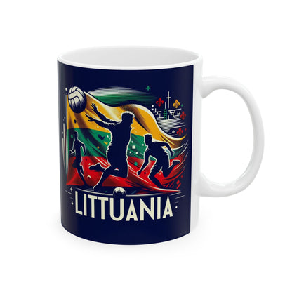 Flag Village Lithuania Sporting Flag Ceramic Coffee Mug 11oz LTU0001