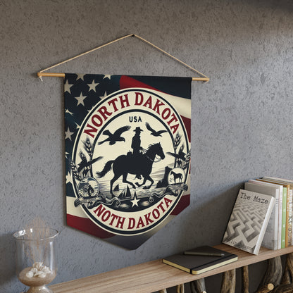 Flag Village North Dakota State Flag Pennant Sporting Home Wall decoration ND0001
