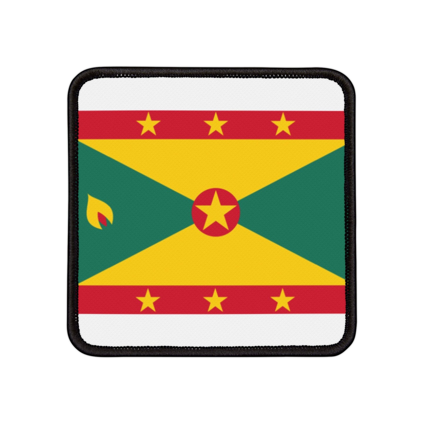 Flag Village Grenada Flag Embroidery Iron-On Patches