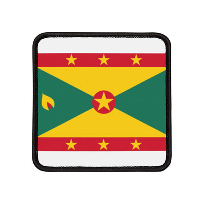 Flag Village Grenada Flag Embroidery Iron-On Patches