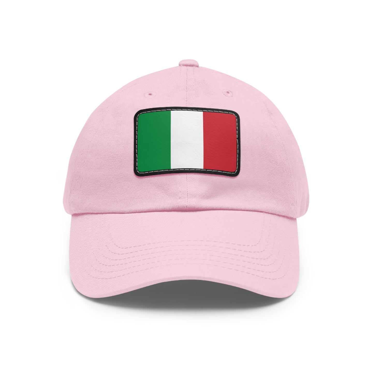 Flag Village Italy Flag Hat Cap with Leather Patch
