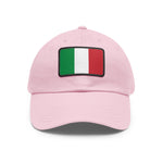 Flag Village Italy Flag Hat Cap with Leather Patch