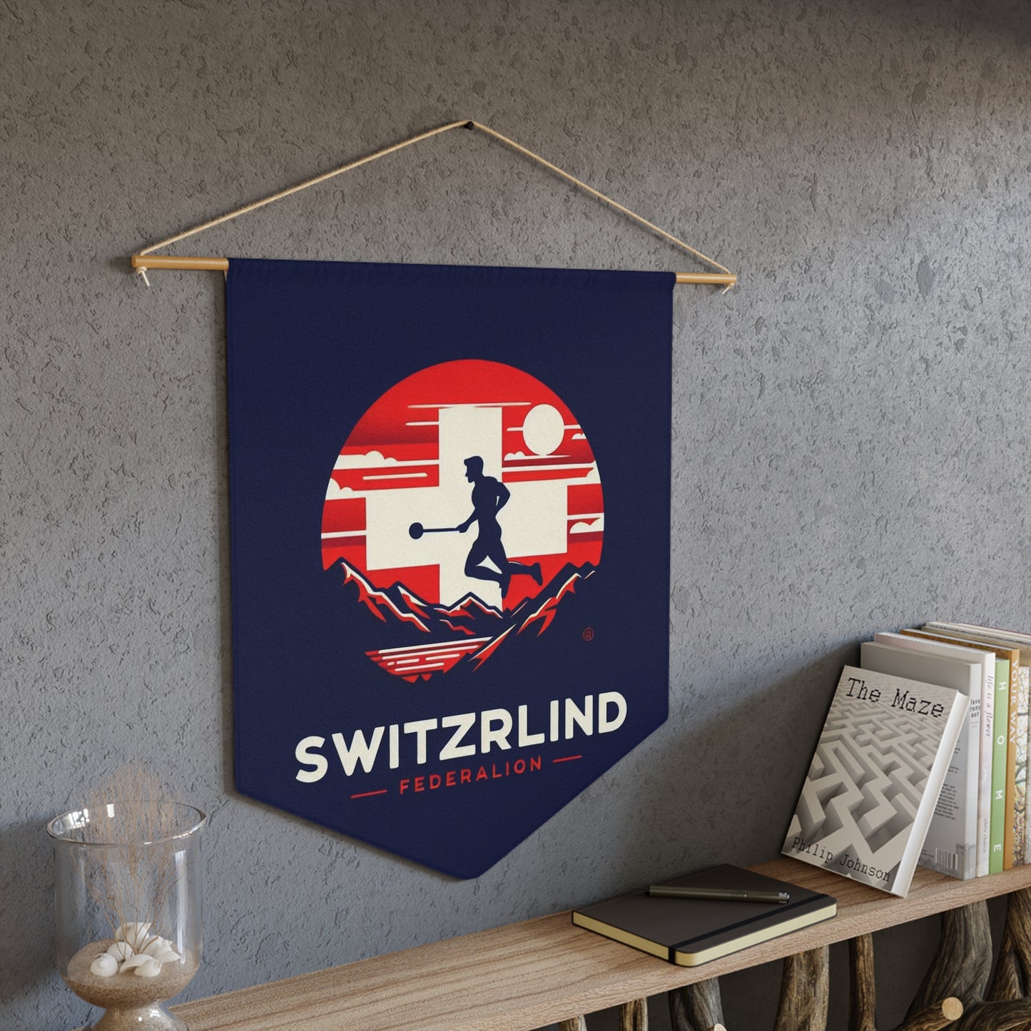 Flag Village Switzerland Flag Pennant Sporting Home Wall decoration CHE0001
