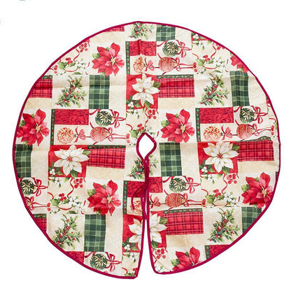 Flag Village Christmas tree skirt Christmas tree decorations Christmas gifts Christmas scene matching