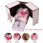 Flag Village Pink Lamp Gift Box Christmas Valentine's Day Creative Gift