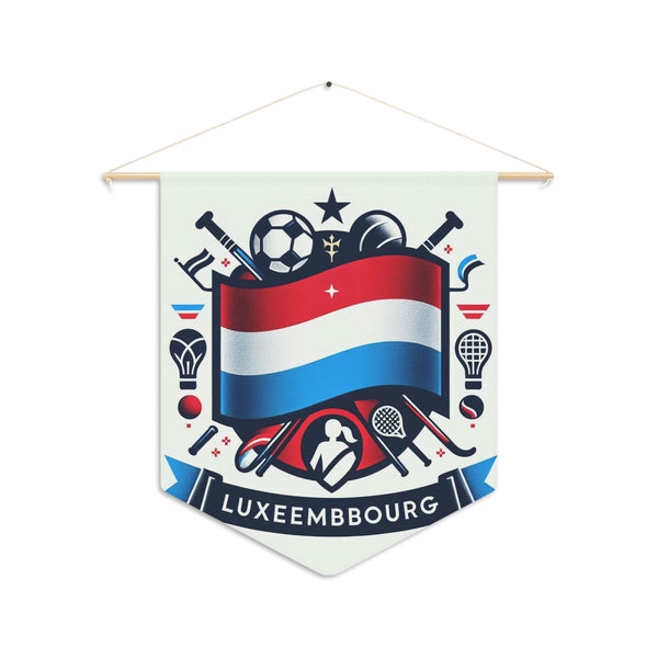 Flag Village Luxembourg Flag Pennant Sporting Home Wall decoration LUX0002