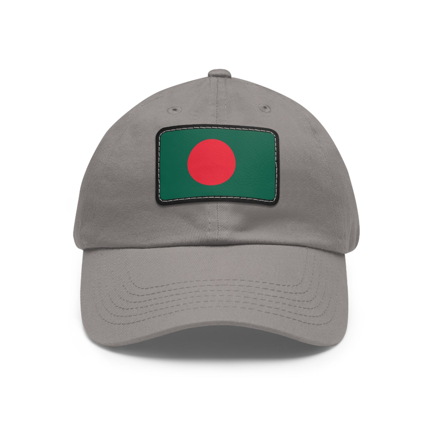 Flag Village Bangladesh Flag Hat Cap with Leather Patch