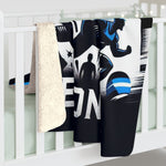 Flag Village Estonia Sporting Flag Sherpa Fleece Blanket