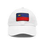 Flag Village Liechtenstein Flag Hat Cap with Leather Patch