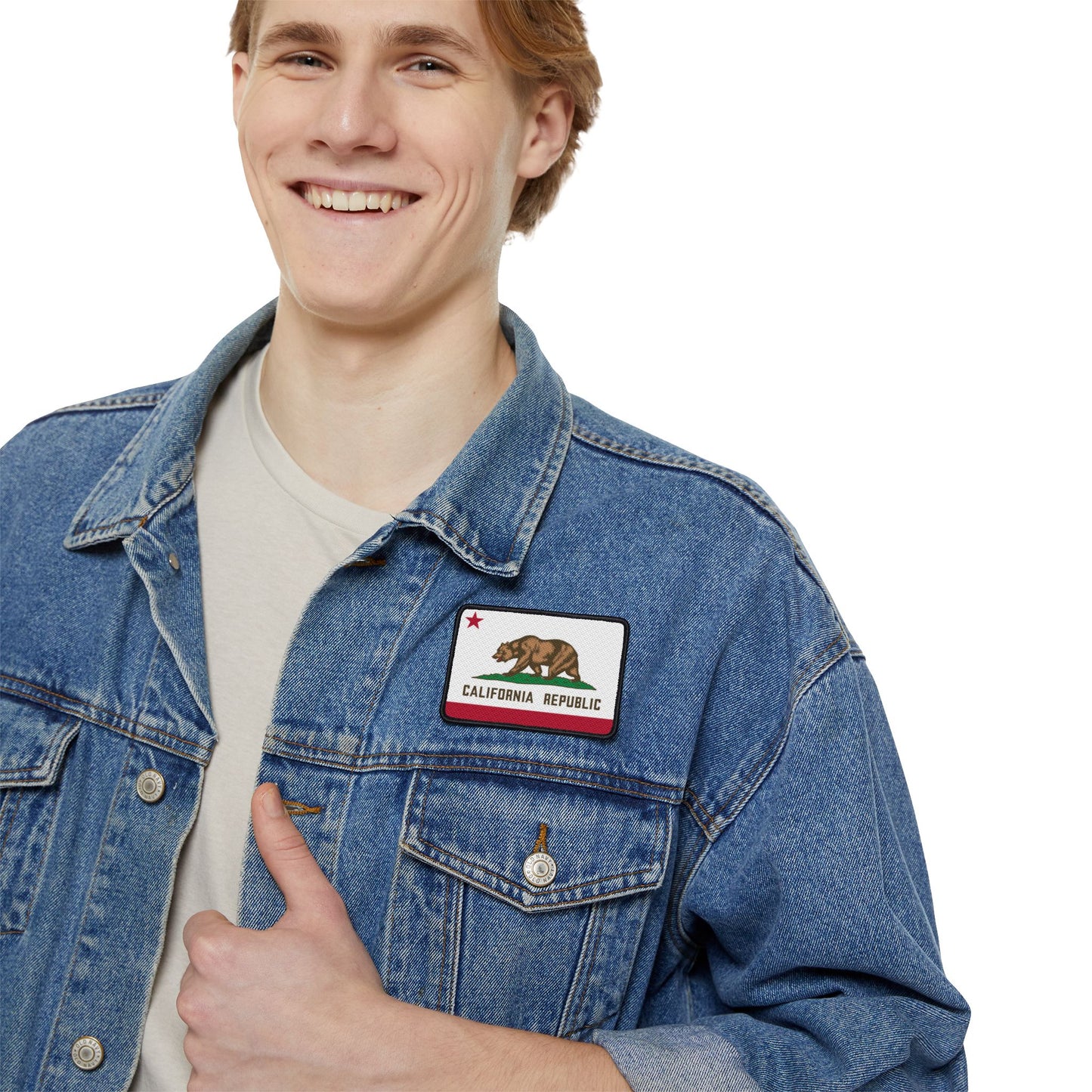 Flag Village California State Flag Embroidery Iron-On Patches
