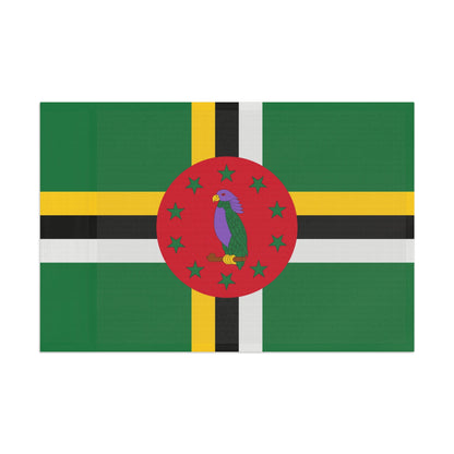 Flag Village Dominica Flag 18" x 12" / 36" x 24" / 60" x 36"