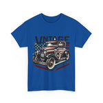 Flag Village USA Vintage Car Flag T-SHIRT Heavy Cotton Tee USA0012