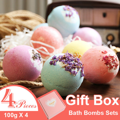Flag Village Fragrant Bath Gift Box Bath Agent Bubble Egg