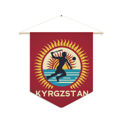 Flag Village Kyrgyzstan Flag Pennant Sporting Home Wall decoration KGZ0001